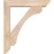 Ekena Millwork Legacy Slat Smooth Bracket w/ Offset Brace, Douglas Fir, 5 1/2"W x 26"D x 30"H BKT0604X26X30LEC06SDF - alternate 2